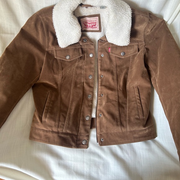 Levi's Jackets & Blazers - Levi’s Faux Suede Sherpa Jacket